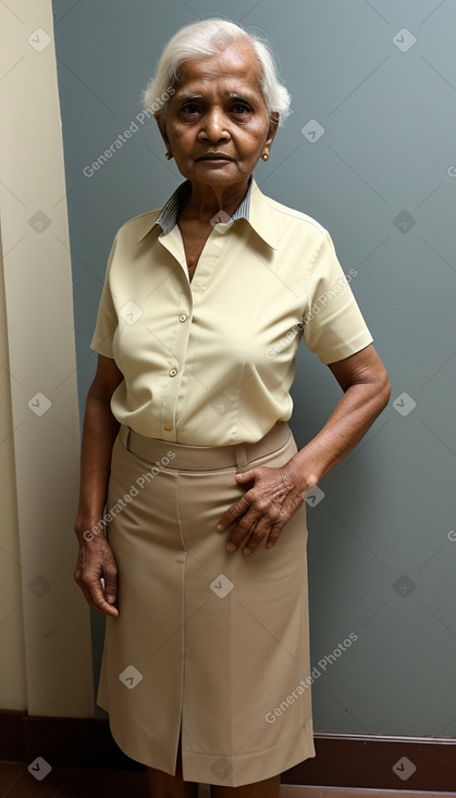 Sri lankan elderly female 