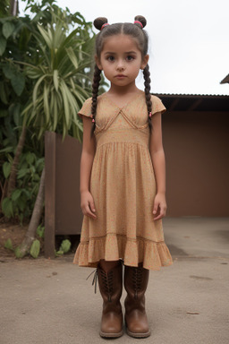 Costa rican child girl 