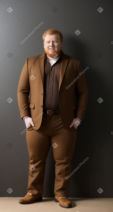 Tanzanian young adult male with  ginger hair