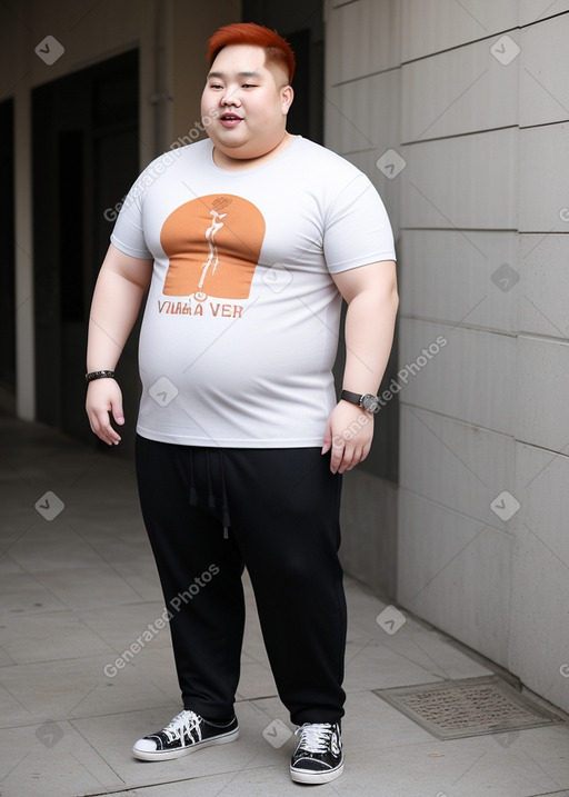 Vietnamese adult male with  ginger hair