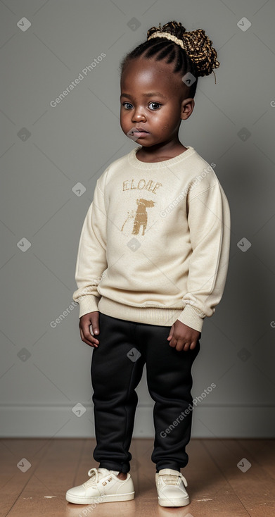 Senegalese infant boy with  blonde hair