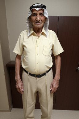 Emirati elderly male with  blonde hair