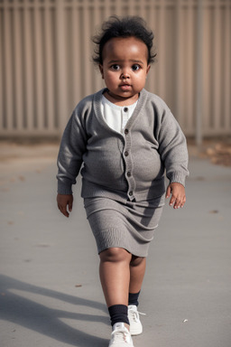 Somali infant girl with  gray hair