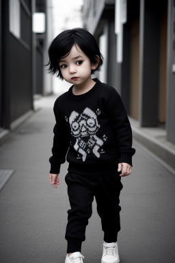 Japanese infant boy with  black hair