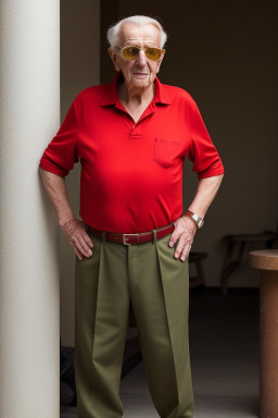 Elderly male with  ginger hair