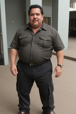 Costa rican middle-aged male with  black hair