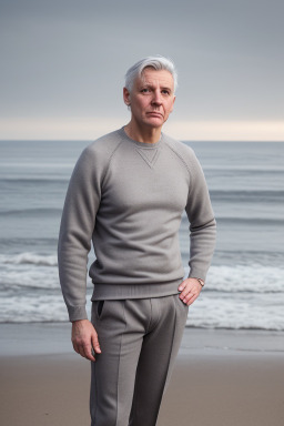 Lithuanian adult non-binary with  gray hair