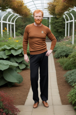 Ukrainian middle-aged male with  ginger hair