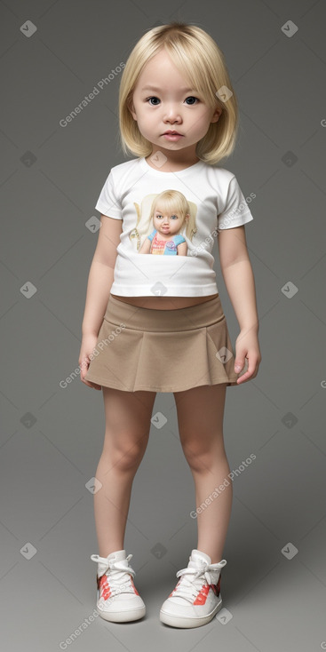 Infant female with  blonde hair