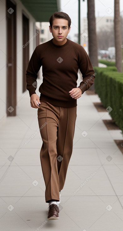 Mexican adult male with  brown hair