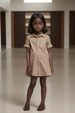 Child female with  brown hair