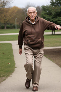 Croatian elderly male with  brown hair