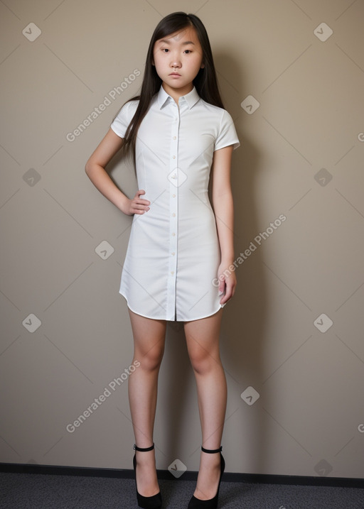 Mongolian teenager girl 