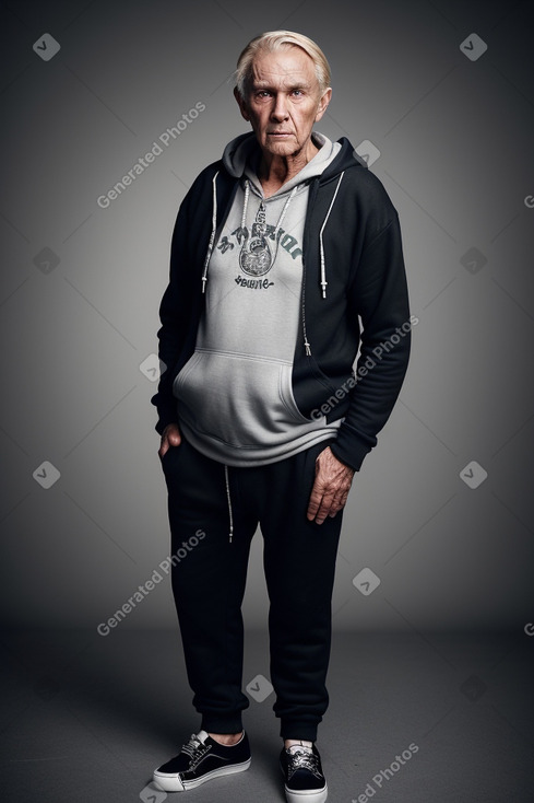 South african elderly male with  blonde hair