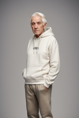 French elderly male with  white hair