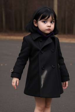 Infant girl with  black hair