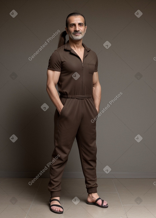 Syrian 45 years male with  brown hair