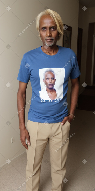 Somali 45 years male with  blonde hair