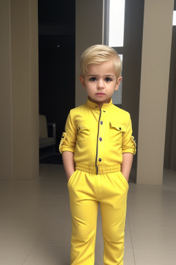 Iraqi infant boy with  blonde hair