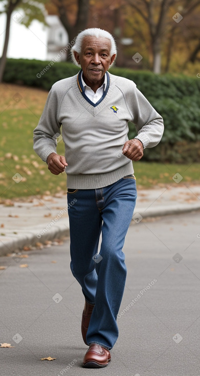 Jamaican elderly male with  gray hair