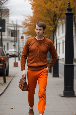 Belarusian adult male with  brown hair