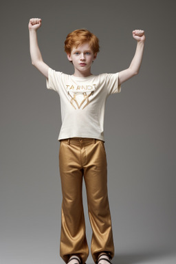 Child boy with  ginger hair