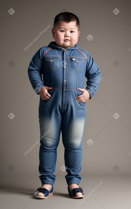 Mongolian child boy 