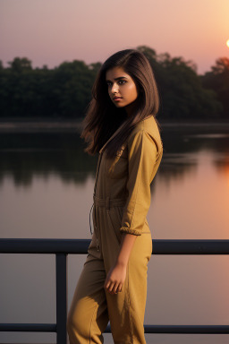 Indian young adult female with  brown hair