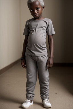 Senegalese infant boy with  gray hair