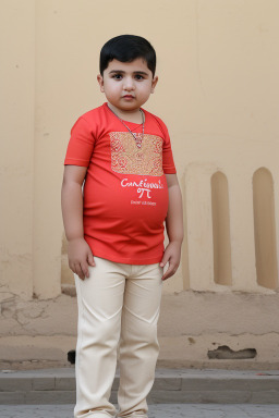 Azerbaijani infant boy with  blonde hair