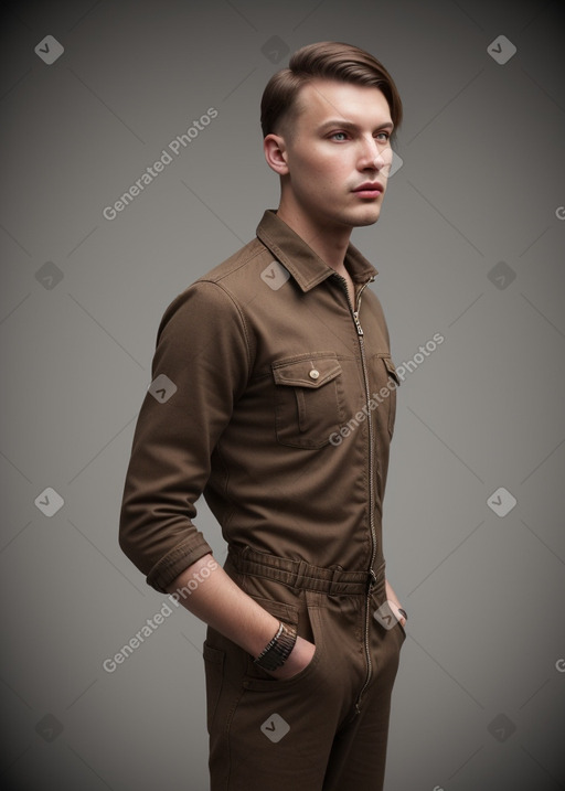 Belarusian adult male with  brown hair