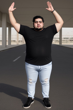 Kuwaiti young adult male with  black hair