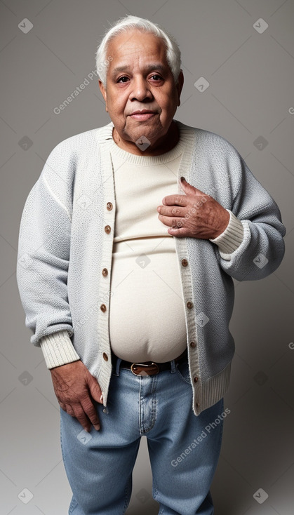 Dominican elderly male with  white hair