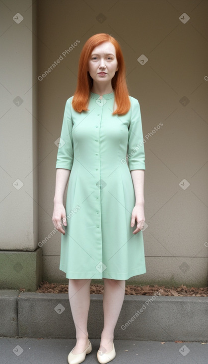 45 years female with  ginger hair