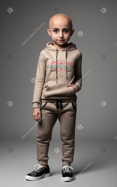 Armenian child girl with  blonde hair