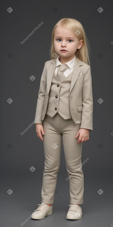 German infant girl with  blonde hair