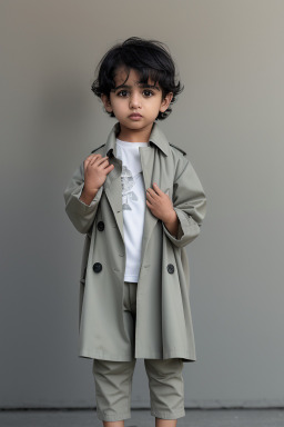 Emirati infant boy with  gray hair