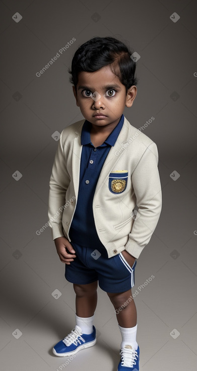 Sri lankan infant boy with  blonde hair