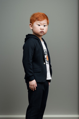 Singaporean infant boy with  ginger hair