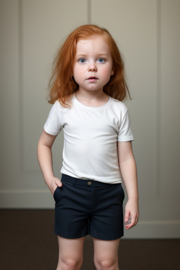 Finnish infant girl with  ginger hair