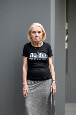 Dutch elderly female with  blonde hair