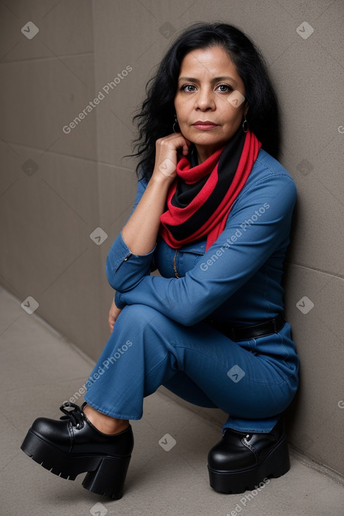 Guatemalan middle-aged female with  black hair