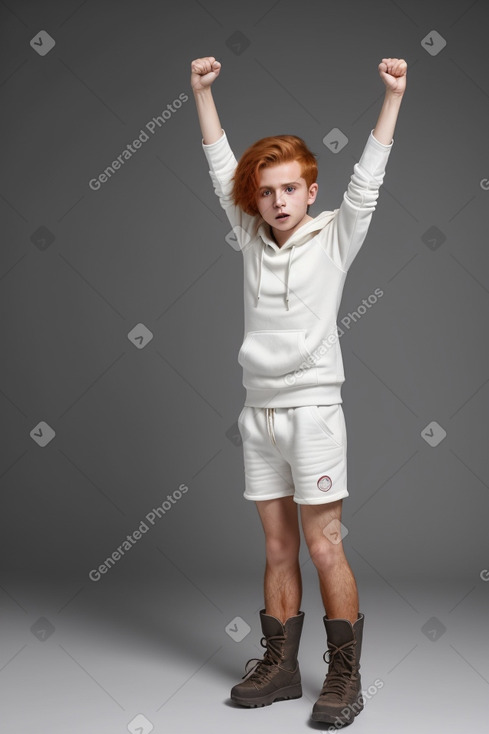 Turkish child male with  ginger hair