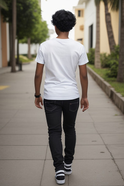 Panamanian teenager boy with  black hair