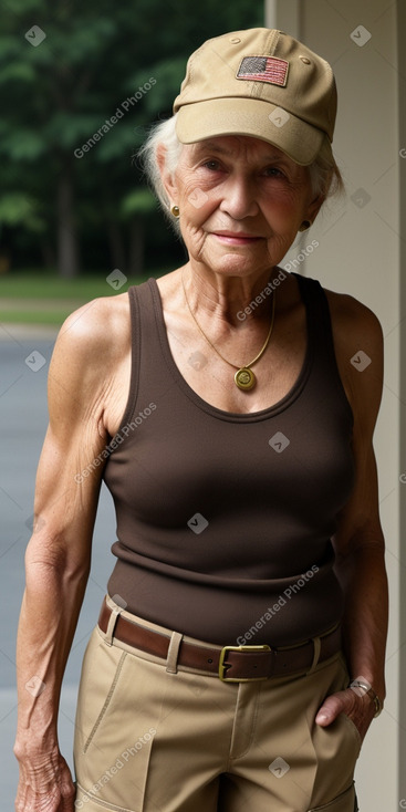 Elderly female with  blonde hair