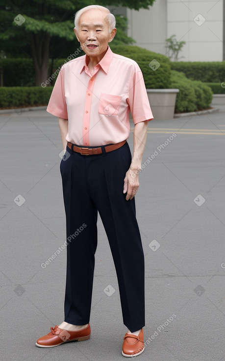 Korean elderly male with  ginger hair