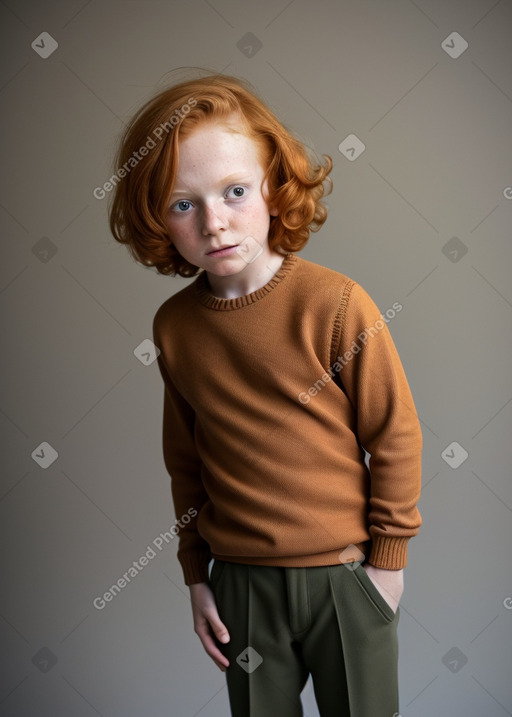 Kenyan child boy with  ginger hair