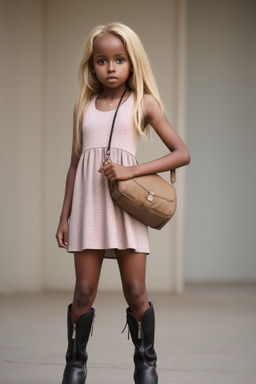 Somali child girl with  blonde hair