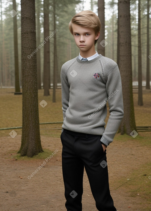 Norwegian teenager boy 