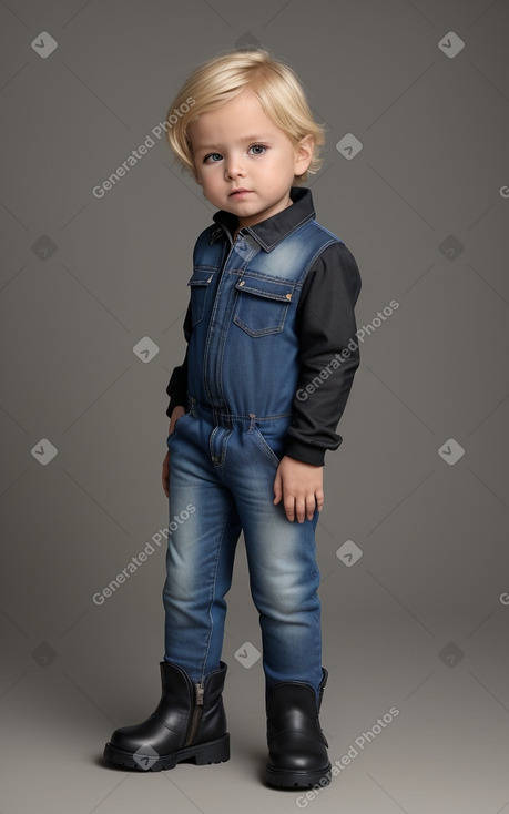 Infant boy with  blonde hair